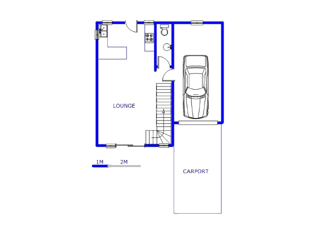 Floor plan of the property in Albertsdal