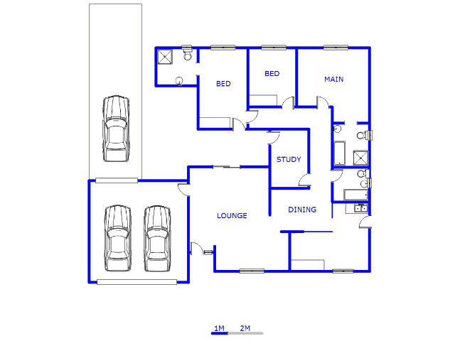 Floor plan of the property in Spruitview