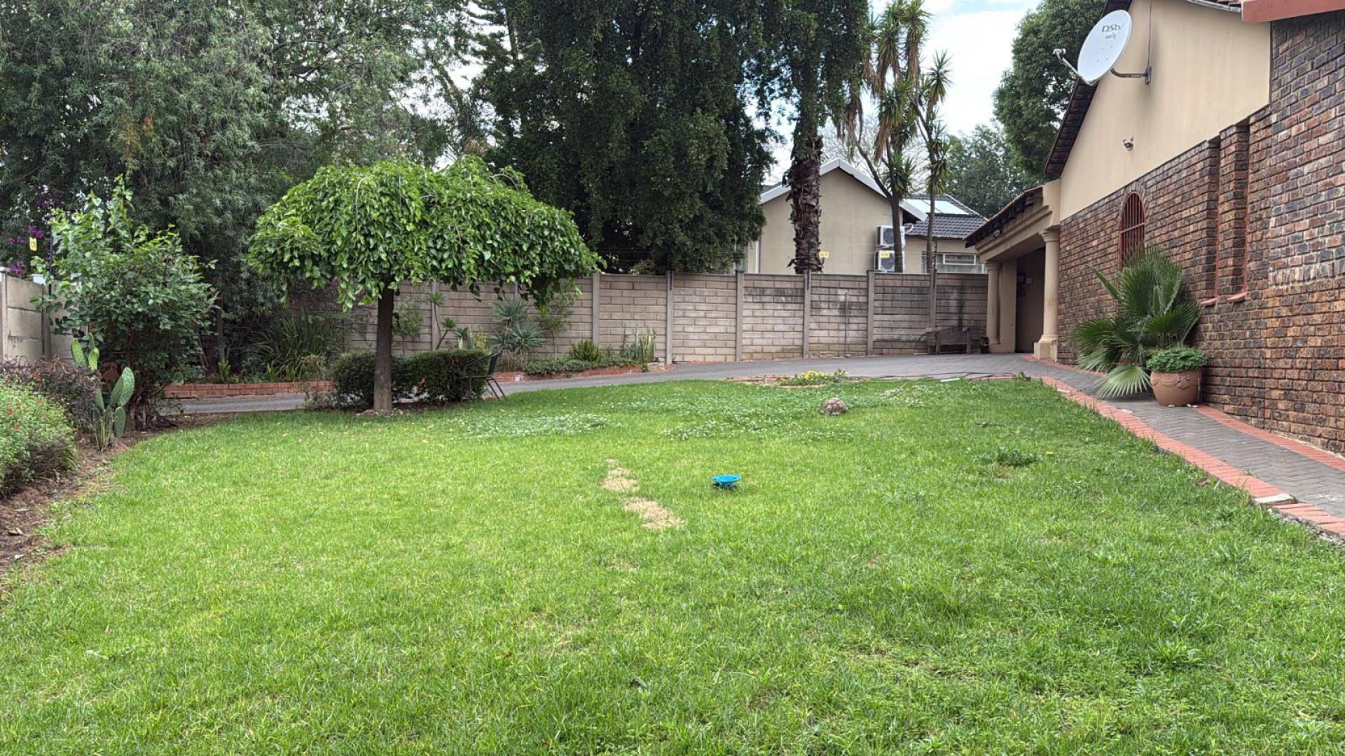 Backyard of property in The Reeds
