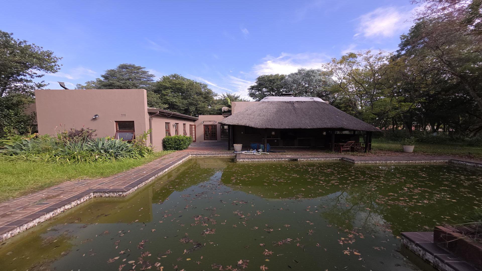 Backyard of property in Bryanston