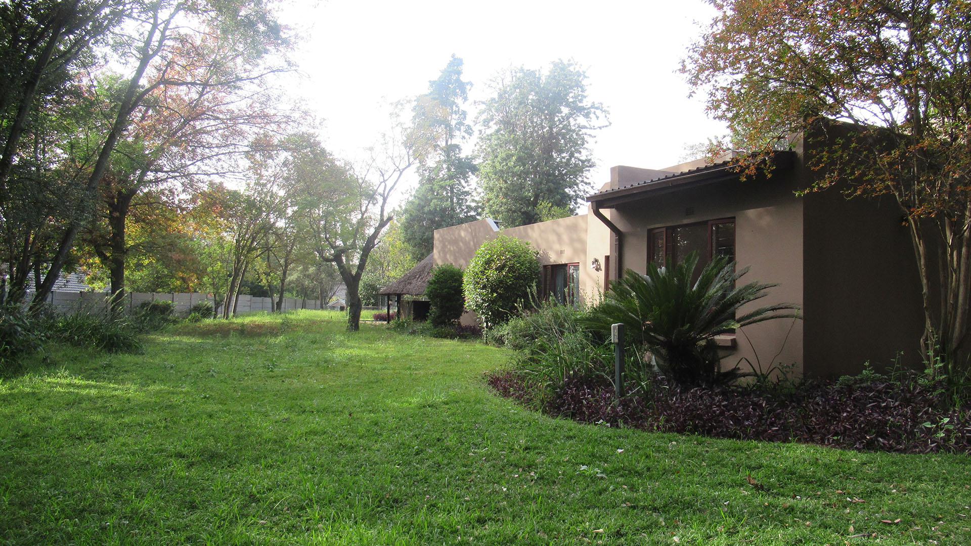 Backyard of property in Bryanston