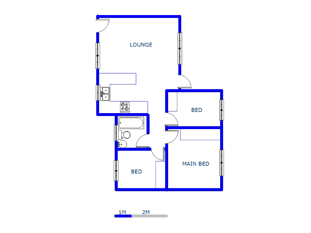 Floor plan of the property in Country View