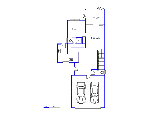 Floor plan of the property in Sharonlea