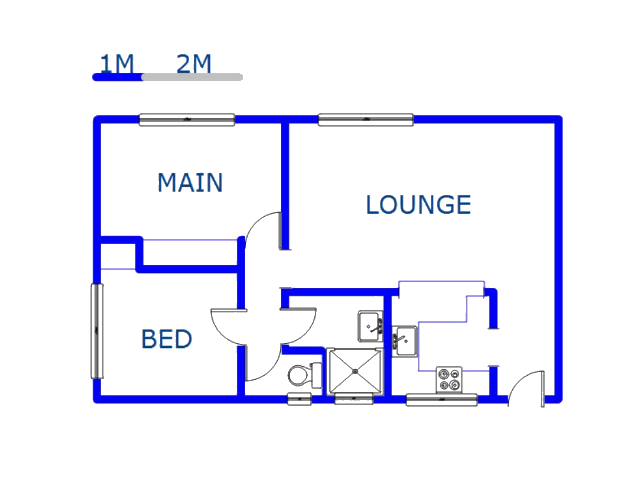 Floor plan of the property in Windermere