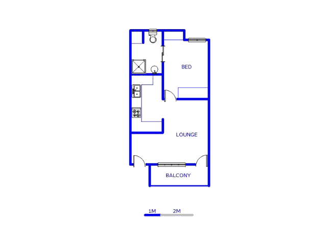 Floor plan of the property in Bruma