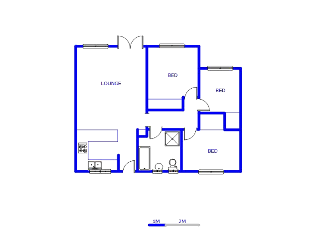 Floor plan of the property in Ravenswood