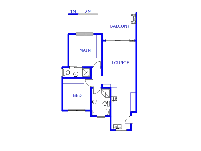 Floor plan of the property in Jansen Park