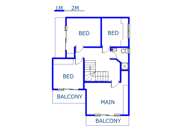 1st Floor - 91m2 of property for sale in Demat