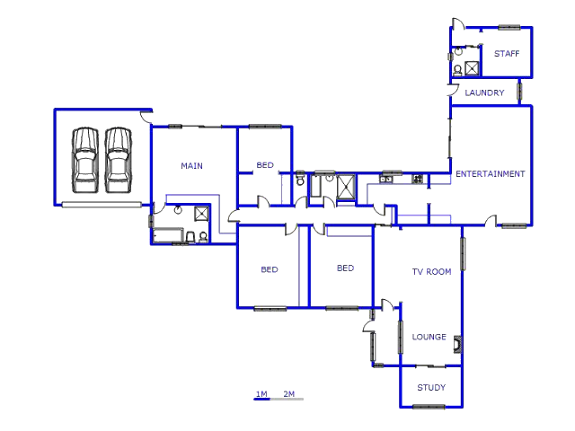 Floor plan of the property in Edenvale