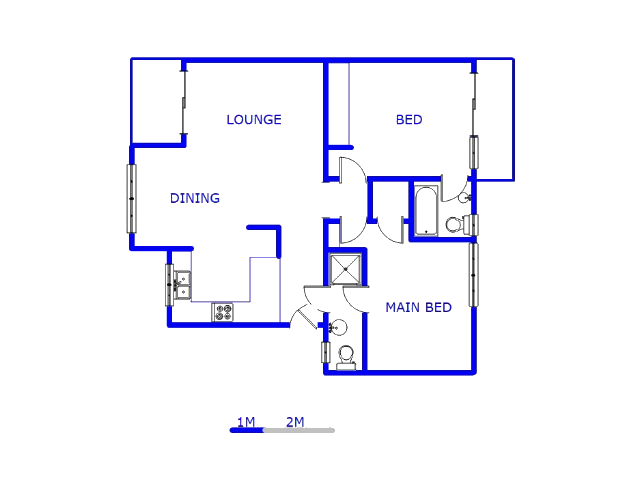 2nd Floor - 99m2 of property for sale in Bryanston