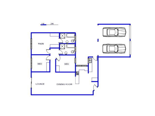 Floor plan of the property in Terenure