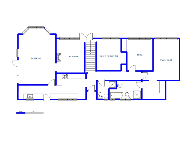 Floor plan of the property in Crowthorne AH