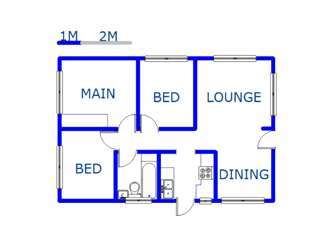 Floor plan of the property in Panorama Gardens