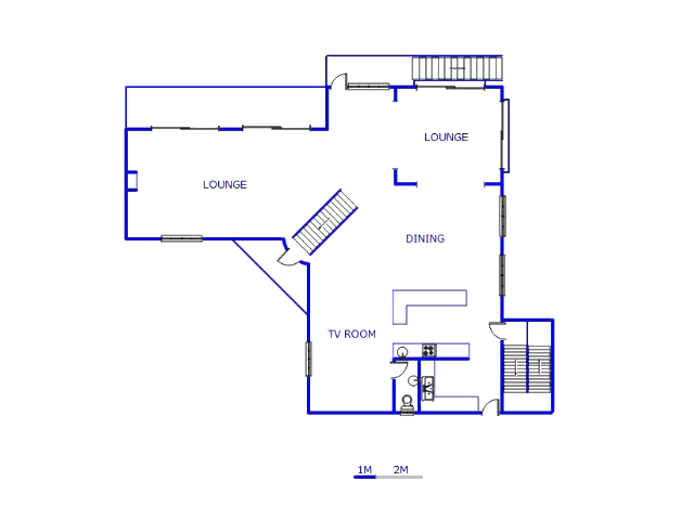 Floor plan of the property in Glenvista