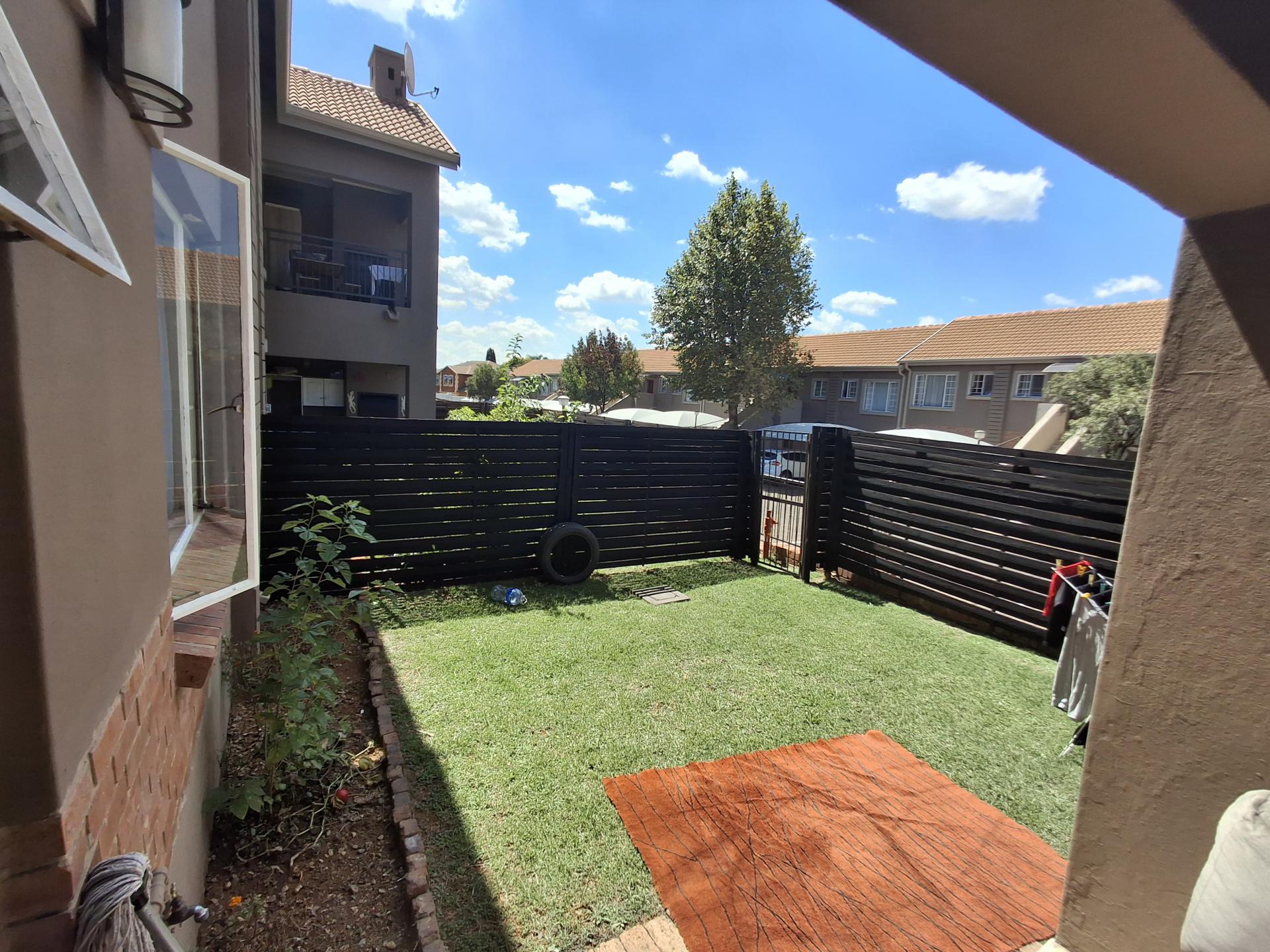 Backyard of property in Rynfield