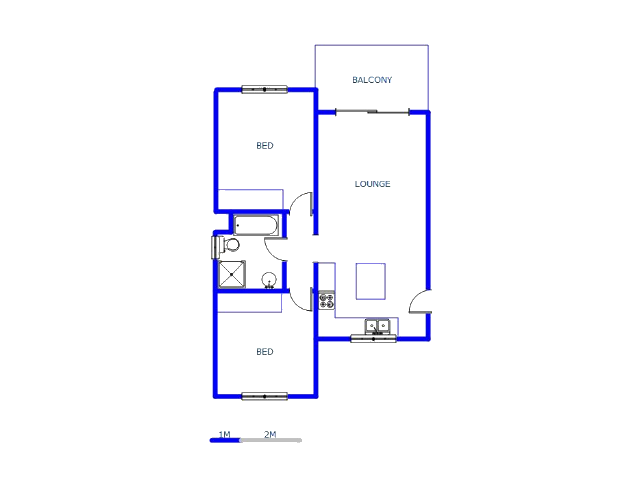 1st Floor - 85m2 of property for sale in Noordhang