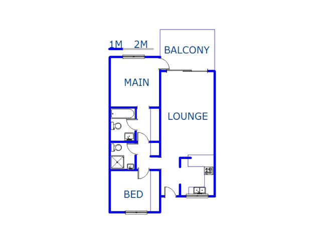 Floor plan of the property in Musgrave