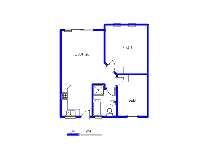 Floor plan of the property in Ravenswood