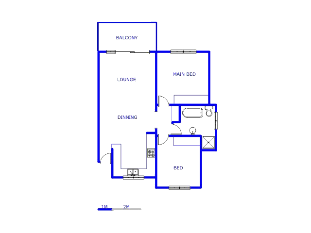 1st Floor - 87m2 of property for sale in Douglasdale