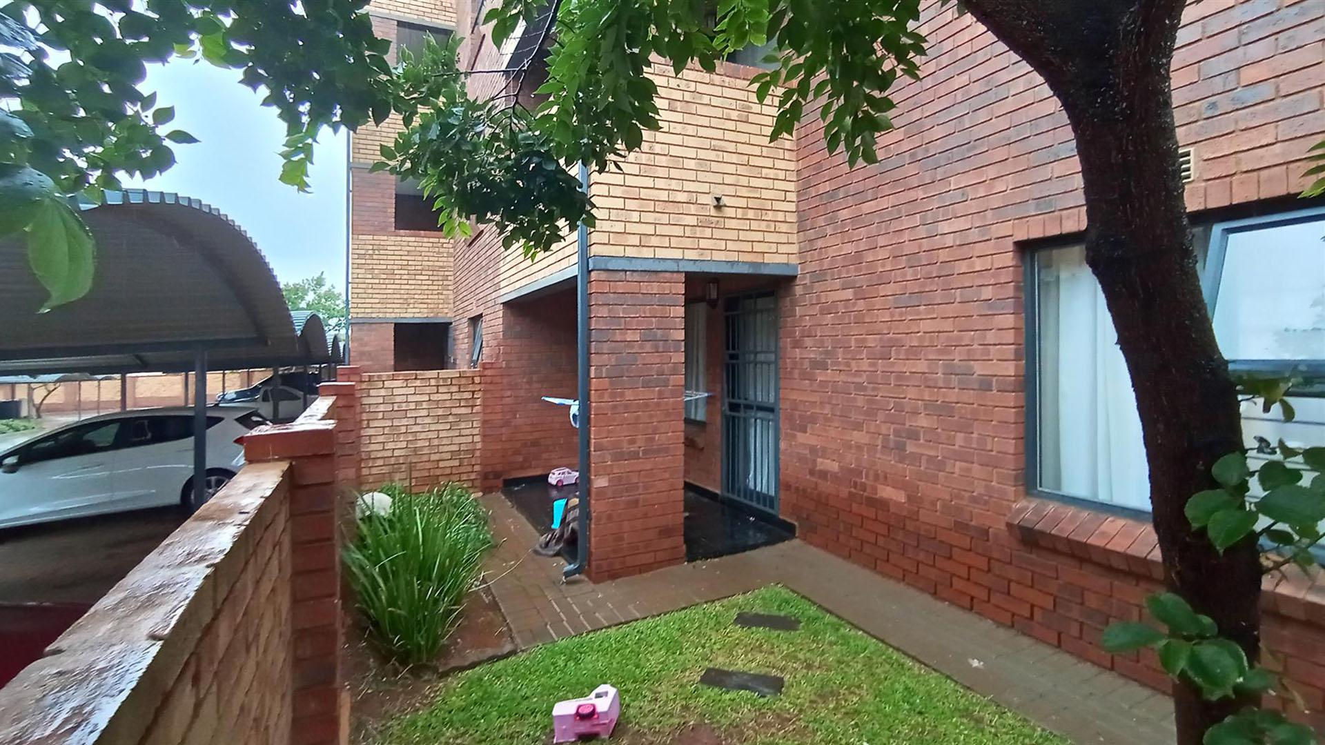 Backyard of property in La Montagne