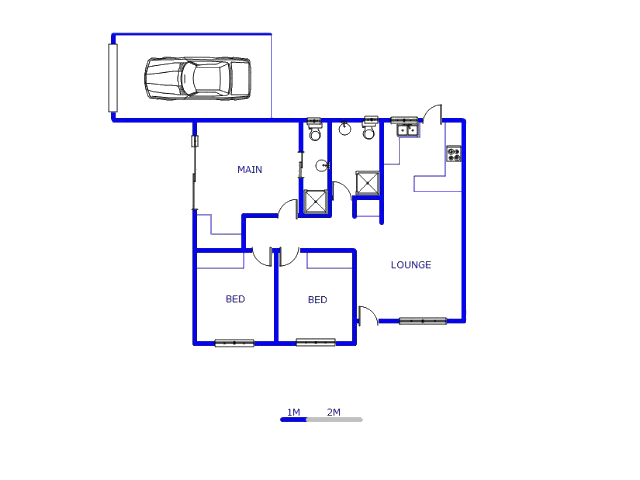 Floor plan of the property in Belgravia