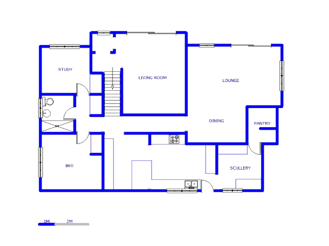 Floor plan of the property in Randpark Ridge