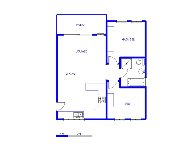 Floor plan of the property in Chartwell A.H.