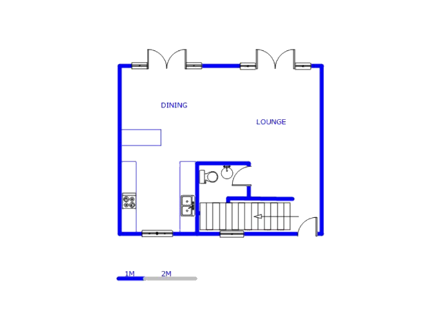 Floor plan of the property in Darrenwood