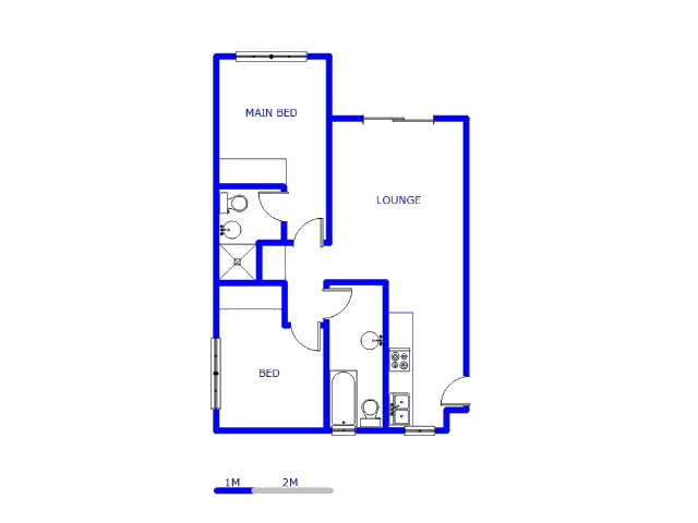 Floor plan of the property in Clubview