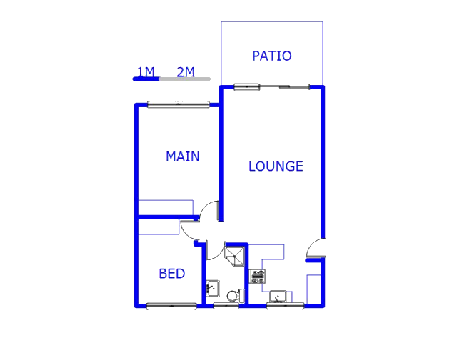 Floor plan of the property in Bruma