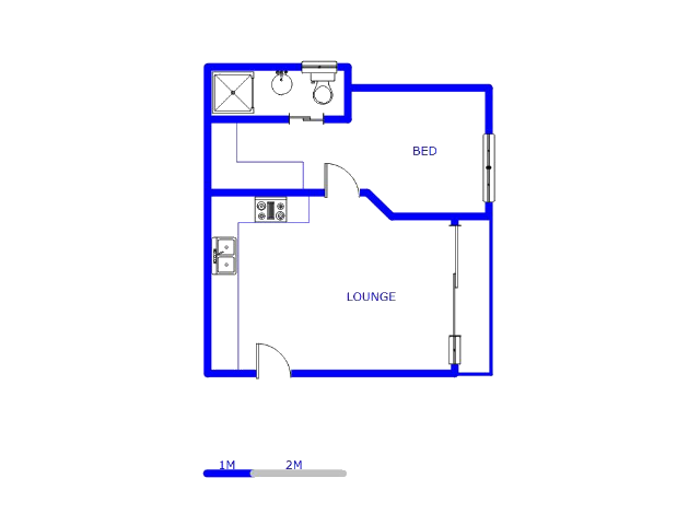 Floor plan of the property in Westlake View
