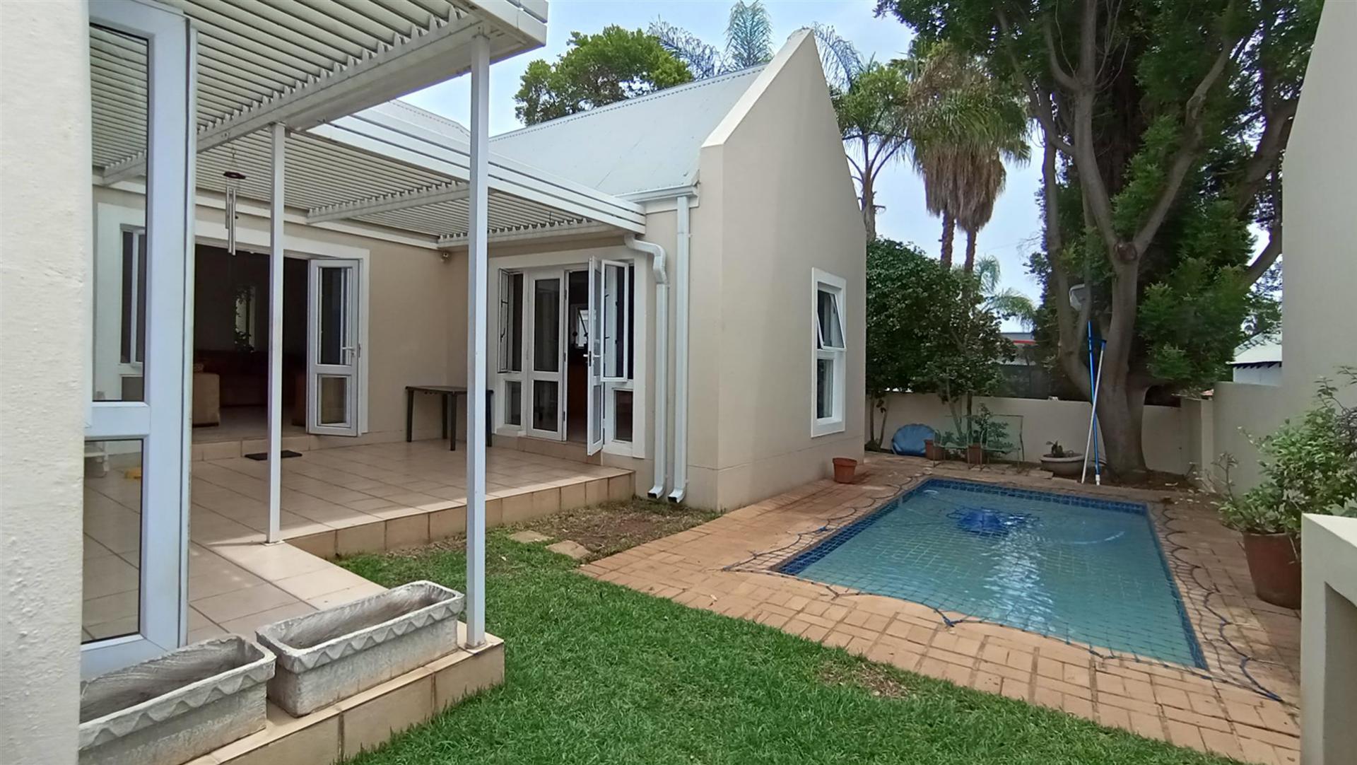 Backyard of property in Silver Lakes