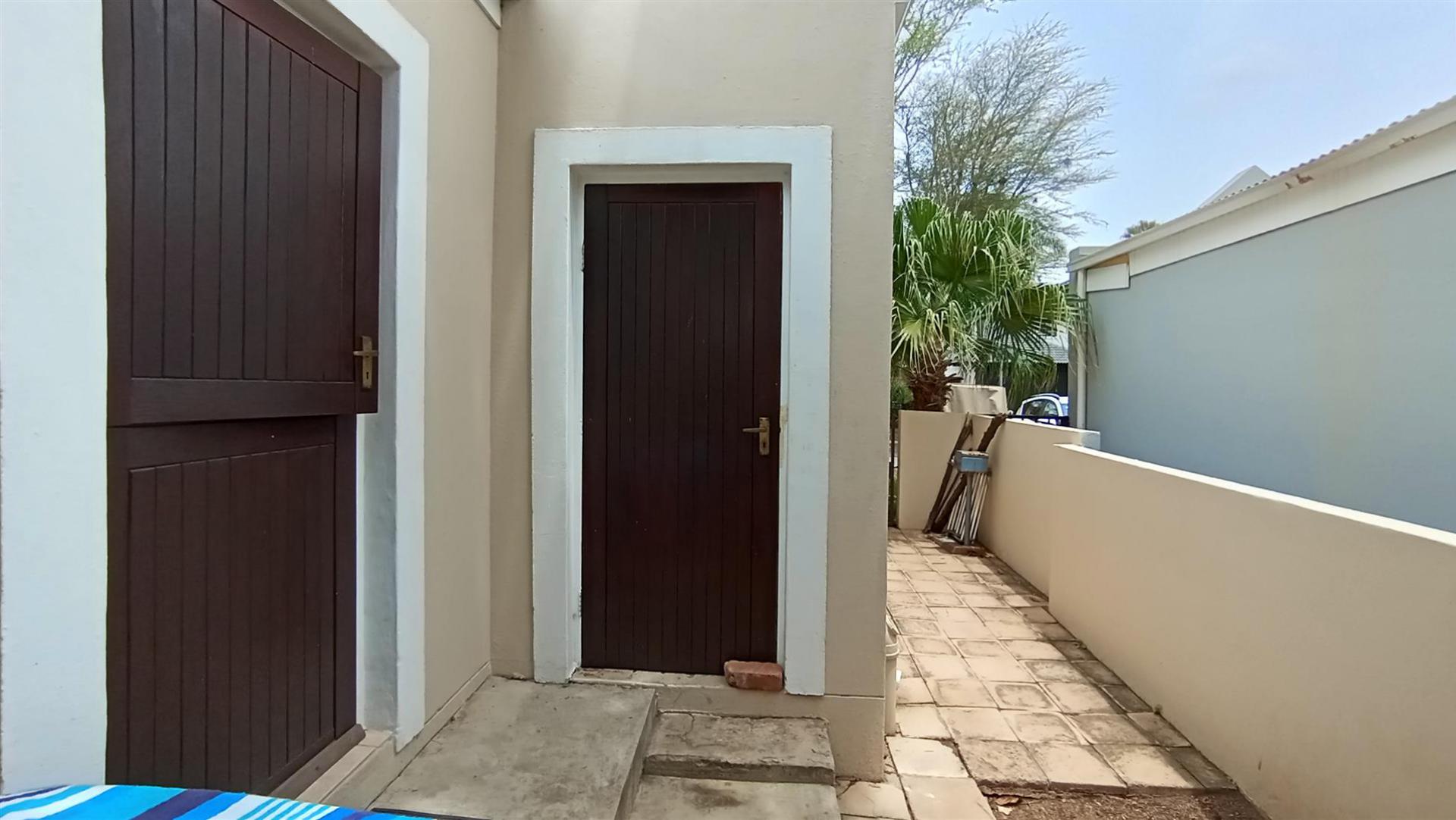 Backyard of property in Silver Lakes