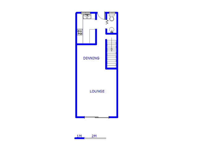 Floor plan of the property in Fontainebleau