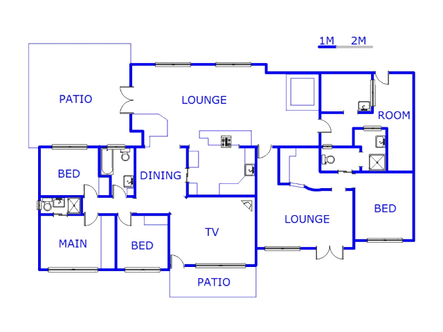 Floor plan of the property in Lincoln Meade