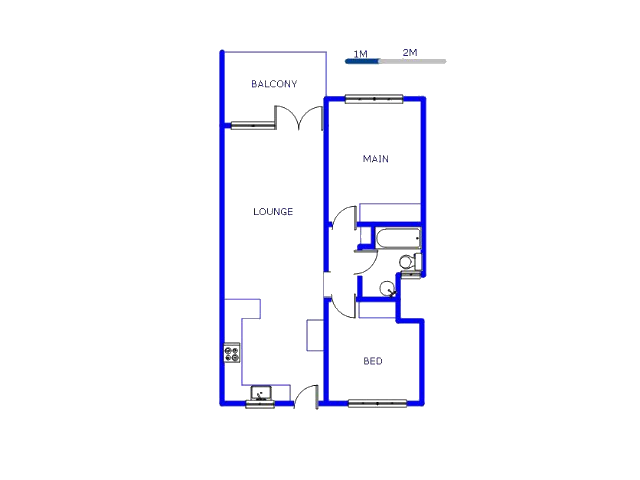 Floor plan of the property in Ravenswood