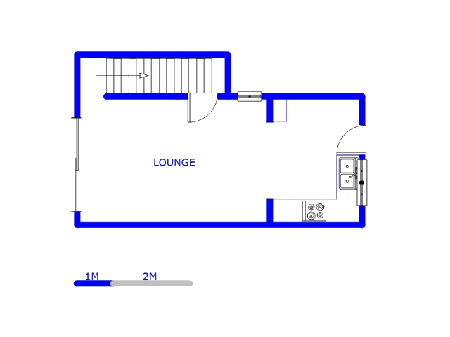 Floor plan of the property in Wilgeheuwel 