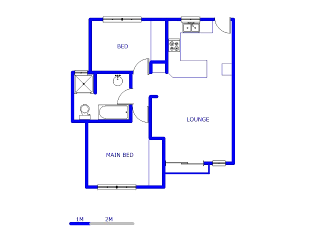 1st Floor - 60m2 of property for sale in North Riding