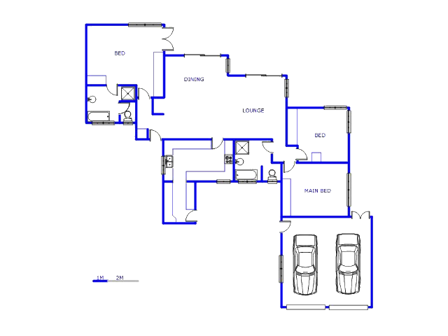 Floor plan of the property in Lone Hill