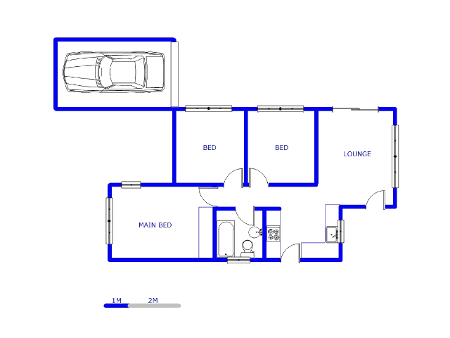 Floor plan of the property in Clayville