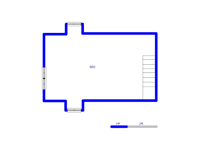 Floor plan of the property in Radiokop