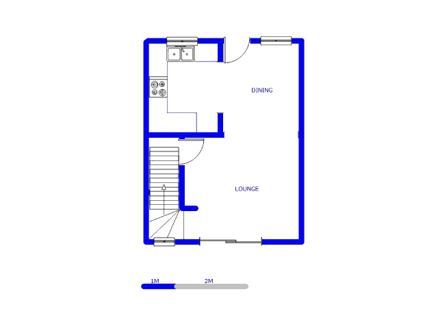 Floor plan of the property in Kenmare