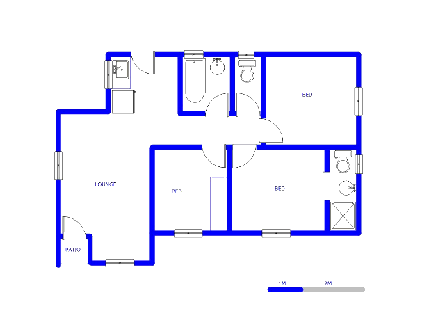 Floor plan of the property in Riverside View