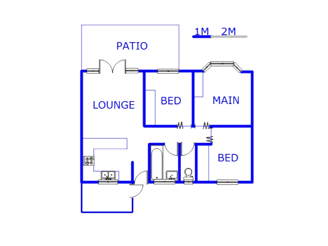Floor plan of the property in Mariannhill Park