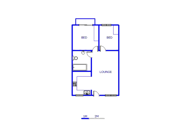 Floor plan of the property in Ottery