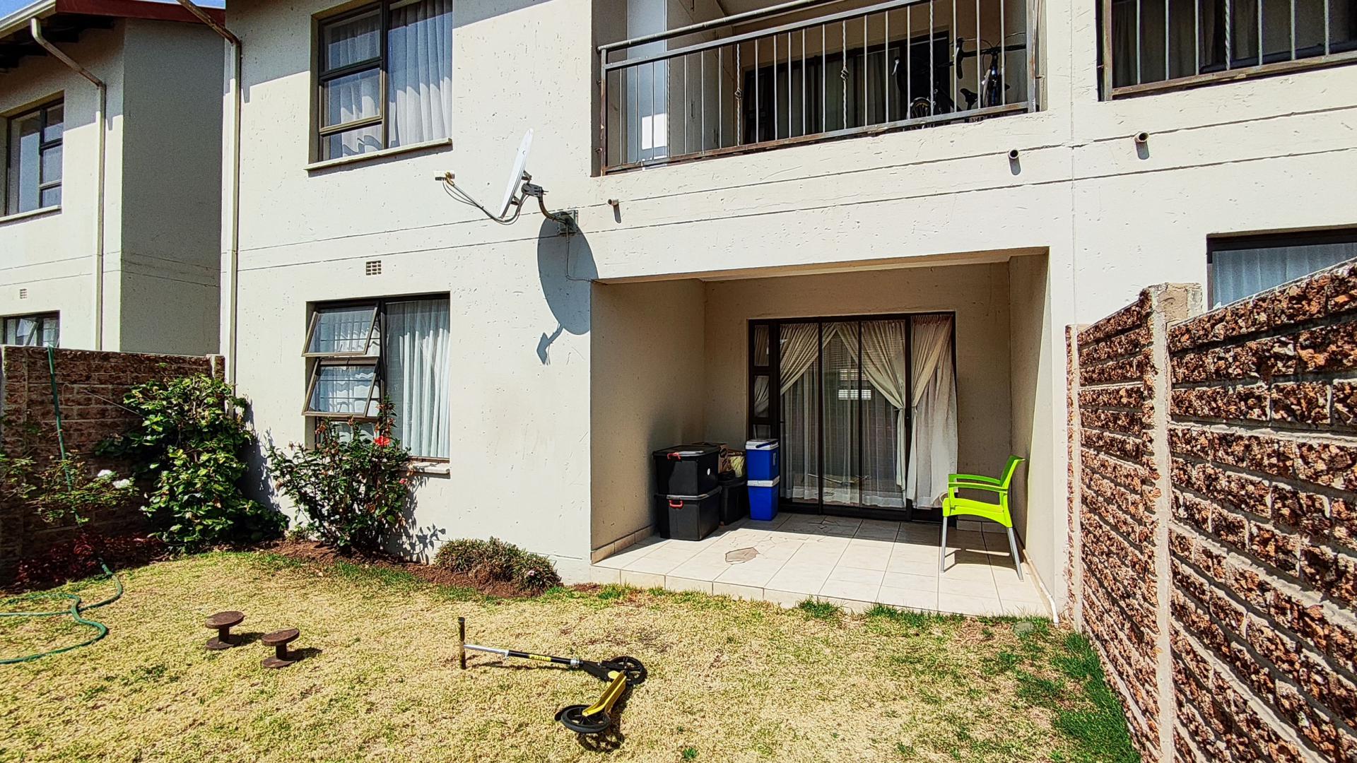 Backyard of property in Parkrand