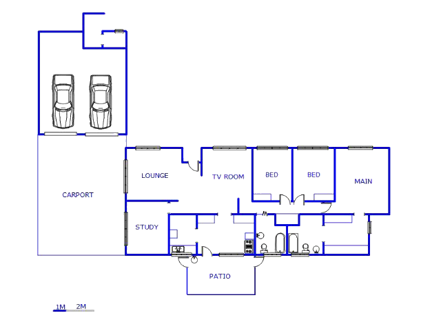 Floor plan of the property in Dorandia