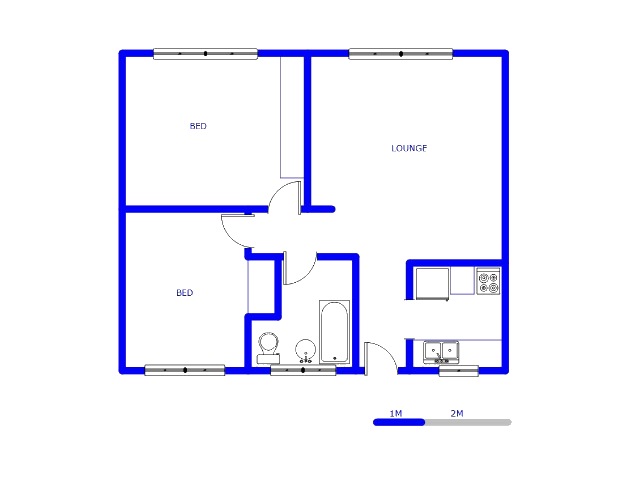 Floor plan of the property in Mindalore