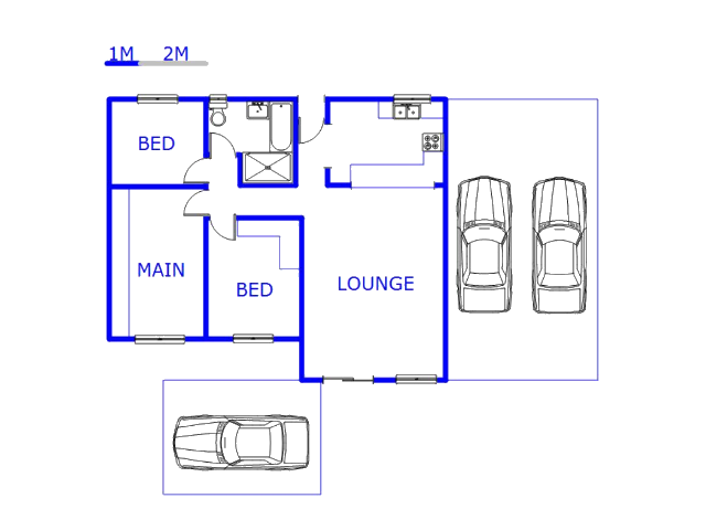 Floor plan of the property in Castlehill