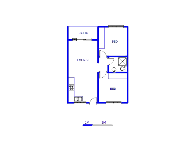 Floor plan of the property in Lilianton